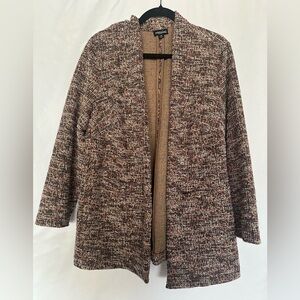 Women's Brown Tweed Blazer